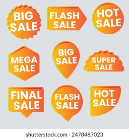 Best discount offer banners. Price deal sale stickers. Black friday special offer tags. Sale bubble coupon. Promotion discount banner templates design. Buy offer sticker. Super deal set. Vector