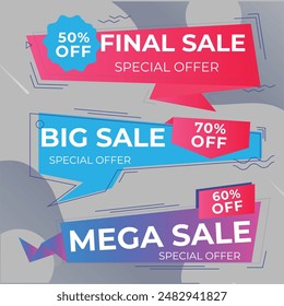 Best discount offer banners. Price deal sale stickers. Black friday special offer tags. Sale bubble coupon. Promotion discount banner templates design. Buy offer sticker. Super deal set. Vector