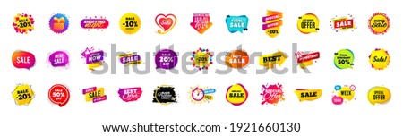 Best discount offer banners. Price deal sale stickers. Black friday special offer tags. Sale bubble coupon. Promotion discount banner templates design. Buy offer sticker. Super deal set. Vector