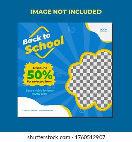 Best discount offer social media post. Back to school discount offer.