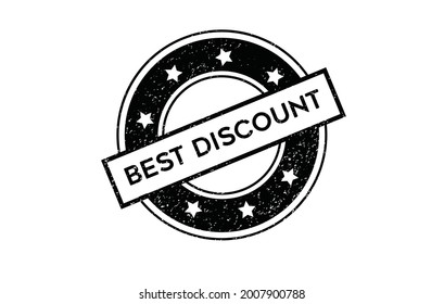 Best discount rounded stamp with grunge effect. Grungy rounded price tag.