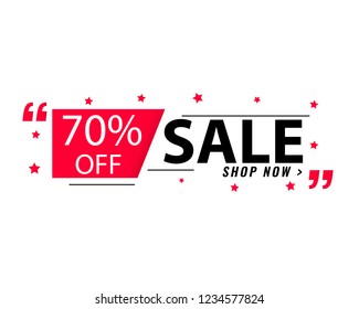 best discount sale promotion banner with white background 