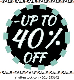best discount trendy sign price and percentage isolated modern graphic style vector illustration.