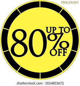 best discount trendy sign price and percentage isolated modern graphic style vector illustration.