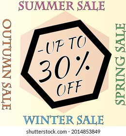best discount trendy sign price and percentage isolated modern graphic style vector illustration.