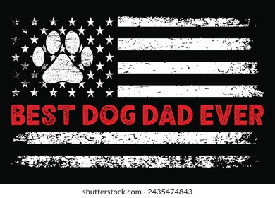 Best Dog Dad Ever Design