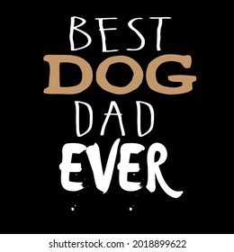 best dog dad ever dog lovers art hrow pillow cover 8 x 8 vector design illustration print poster