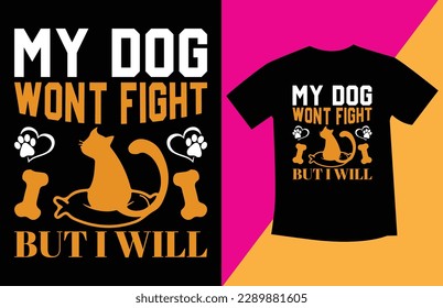 Best Dog t shirt design 