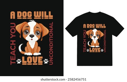 Best Dog T -Shirt, vector dog t shirt design.