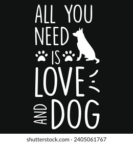 Best dogs lovers dogs love puppy lover pug paw typography or graphics tshirt design 