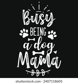 Best dogs typography tshirt design