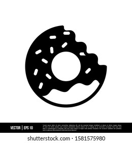 The best Donut icon vector, illustration logo template in trendy style. Suitable for many purposes.