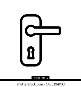 The best of Door Handle icon vector, illustration logo template in trendy style. Suitable for many purposes.
