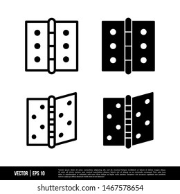 The best of Door Hinge icons vector collection, illustration logo template in trendy style. Suitable for many purposes.
