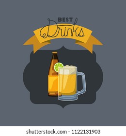 best drink beer bottle with cup frame