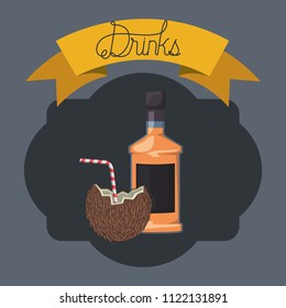 best drink bottle with coconut frame