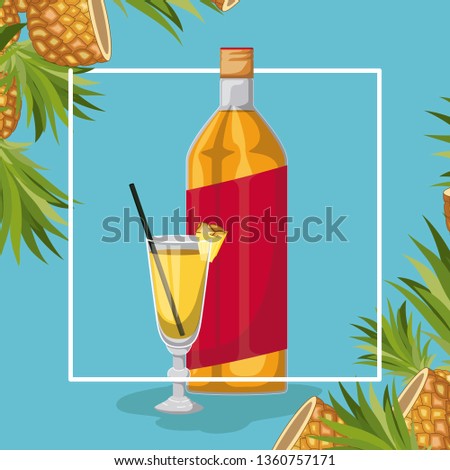 best drink bottle with cup over floral frame