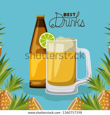 best drink bottle with cup over floral frame