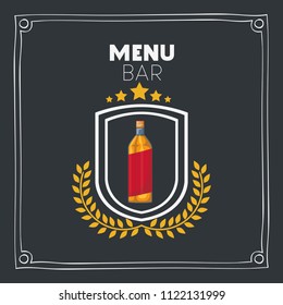 best drink bottle liquor frame