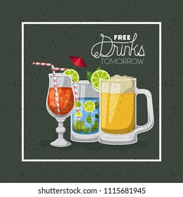 best drinks set icons