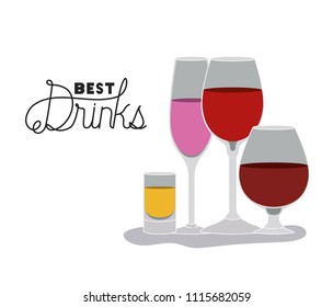 best drinks set icons