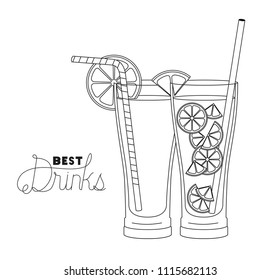 best drinks set icons