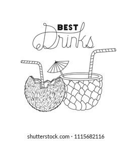 best drinks set icons