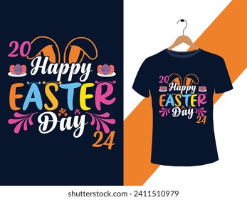 Best Easter Day T-shirt design. Typography graphic vector t-shirt design. vintage retro badge t-shirt.