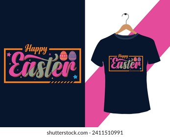 Best Easter Day T-shirt design. Typography graphic vector t-shirt design. vintage retro badge t-shirt.