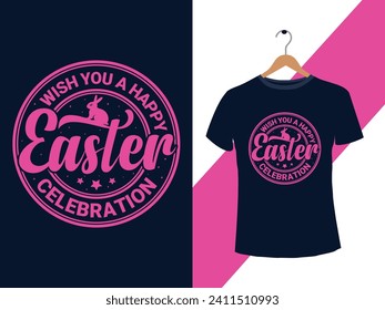 Best Easter Day T-shirt design. Typography graphic vector t-shirt design. vintage retro badge t-shirt.