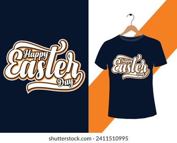 Best Easter Day T-shirt design. Typography graphic vector t-shirt design. vintage retro badge t-shirt.