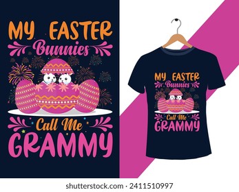 Best Easter Day T-shirt design. Typography graphic vector t-shirt design. vintage retro badge t-shirt.