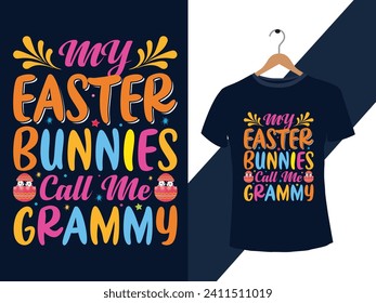 Best Easter Day T-shirt design. Typography graphic vector t-shirt design. vintage retro badge t-shirt.