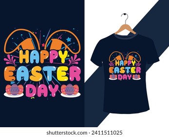 Best Easter Day T-shirt design. Typography graphic vector t-shirt design. vintage retro badge t-shirt.