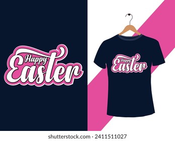 Best Easter Day T-shirt design. Typography graphic vector t-shirt design. vintage retro badge t-shirt.