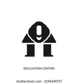 El mejor vector de icono del Centro de Educación. Ilustración de símbolo en un estilo de moda único. De colecciones de temas de iconos de la Tienda en línea. Idóneo para muchos fines.