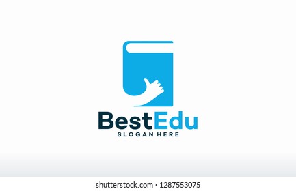 Best Education logo designs, Best Book logo, Best Data logo designs template