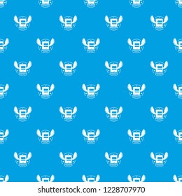Best education pattern vector seamless blue repeat for any use