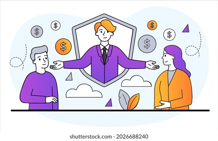 Best Employee Company Concept Hr Department Stock Vector (Royalty Free ...