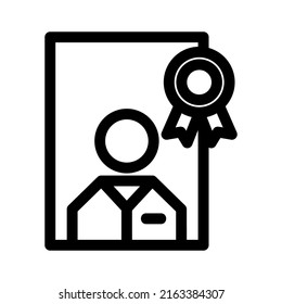 best employee icon or logo isolated sign symbol vector illustration - high quality black style vector icons
