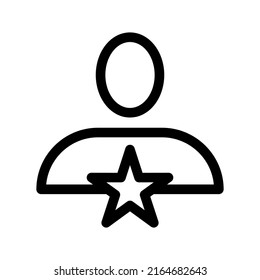 best employee icon or logo isolated sign symbol vector illustration - high quality black style vector icons
