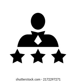 best employee icon or logo isolated sign symbol vector illustration - high quality black style vector icons
