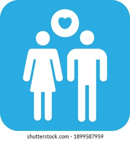 Best employee lover icon for your presentation and website