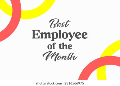 best employee of the month