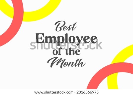 best employee of the month