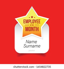 Best Employee Of The Month Award Template