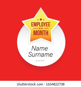 Best Employee Of The Month Award Template