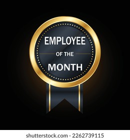 best employee of the month badge