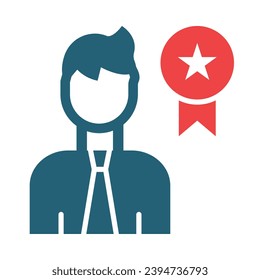 Best Employee Vector Glyph Two Color Icons For Personal And Commercial Use.
