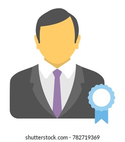 
Best Employee Vector Icon
